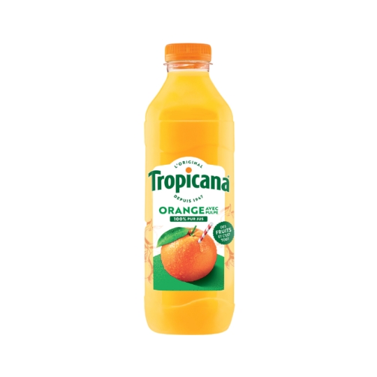Palette de Jus de Fruits Multifruits Réveil Fruité Pur Jus TROPICANA – 1 L