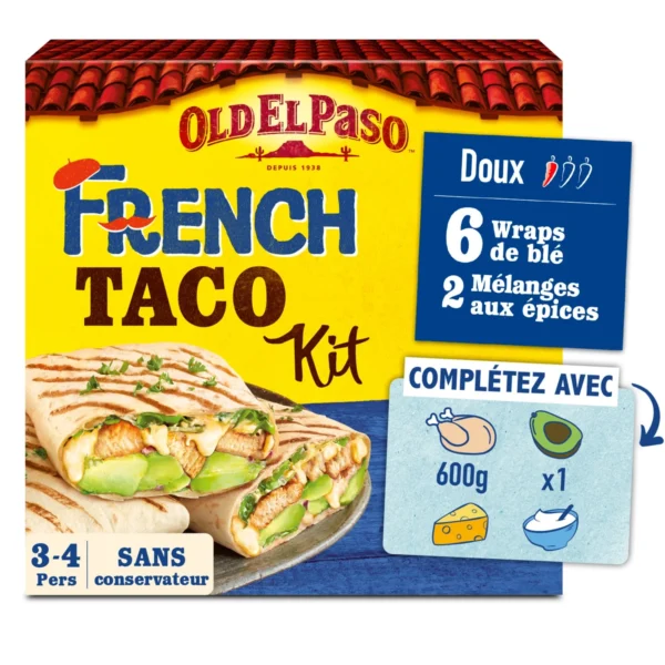 Palette de Kit French Tacos OLD EL PASO – 385 g