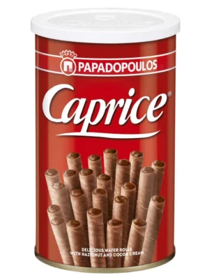 Unité/Palette de Papadopoulos Gaufrette fourrée à la crème de noisette et cacao 115g