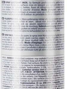 Spray Lustrant WPRO IWC015 – Entretien Cuisine/PALETTE