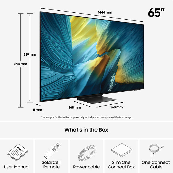 Samsung S95F 65" 4K Ultra HD OLED Smart TV (2025) - TQ65S95F