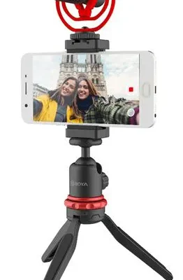 Trépied BOYA BY-VG330 – Kit Vidéo Complet pour Smartphone
