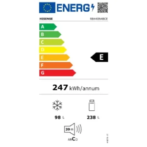 Réfrigérateur Combiné Inversé HISENSE RB440N4BCE