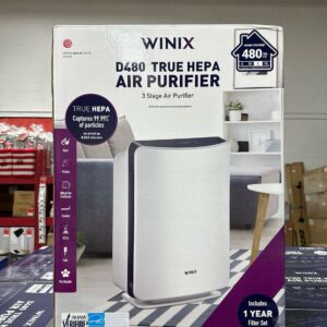 Déstockage  Winix D480 True HEPA – Purificateur d'Air 3 Étapes Certifié AHAM 45 m²