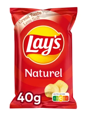Boîtes / palette de Lay's Chips Naturel (20 x 40 g)