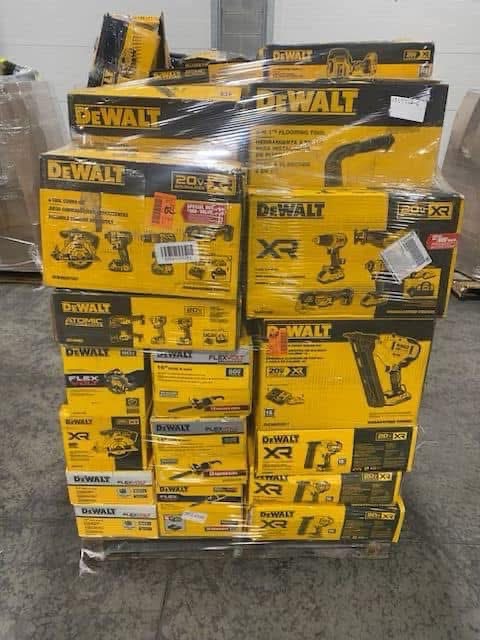 Palettes d'outils Dewalt – Liquidation
