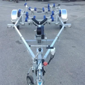 Porte Bateau Immergeable Sun Way – D1857 – Ptac : 750KG – Kit Rouleaux – 1 Essieu