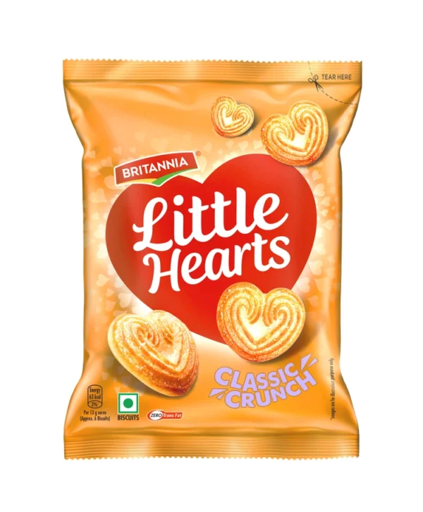 PALETTE ET EN DÉTAILS /Britannia Little Hearts - Biscuits classiques, 75g