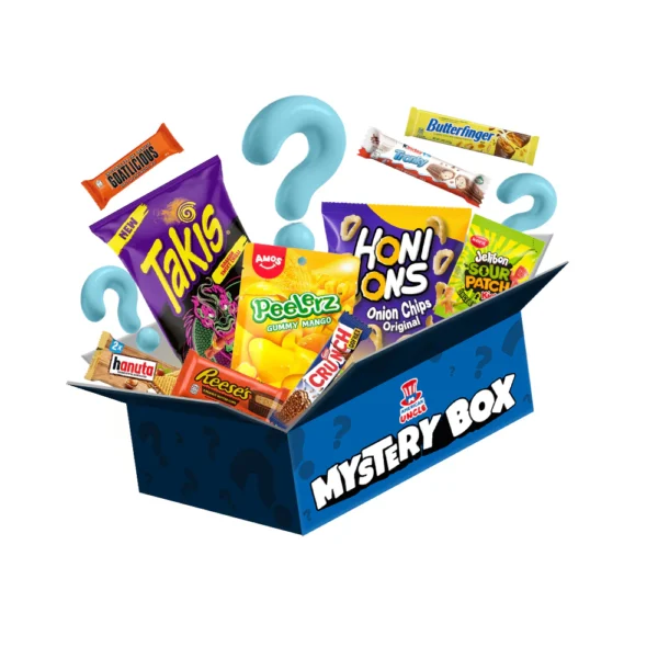 Mystery Box Small, boîte surprise de 20 snack douceurs, salées et boissons