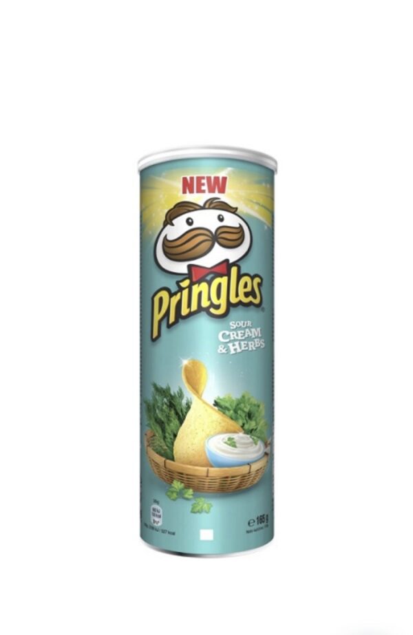 Palettes de Pringles Crème Sure & Herbes 165g