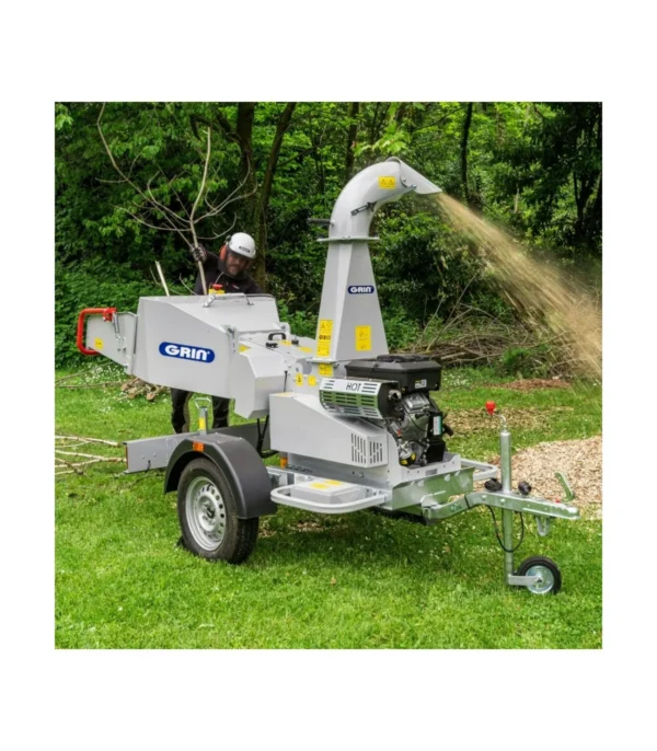 Broyeur DE Végétaux Grin, 120mm, Briggs Stratton 627cc, Attelage Remorque – BIOCH120-ROAD