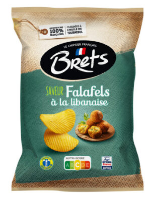 Palette de CHIPS SAVEUR FALAFELS BRETS – 125 g en gros et en détails