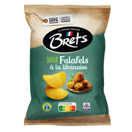 Palette de CHIPS SAVEUR FALAFELS BRETS – 125 g en gros et en détails