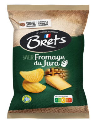 CHIPS SAVEUR FROMAGE JURA-125g-Brets , Le sachet de 125g HT