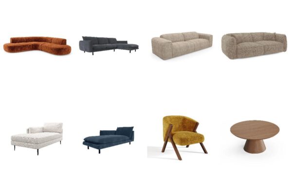 Lot de 12 unités de Mobilier - Sia Home - Retour client fonctionnel