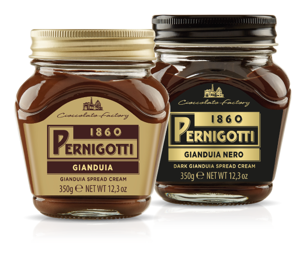Palette de  Pernigotti Nocciola 350g – Pâte à Tartiner Italienne aux Noisettes
