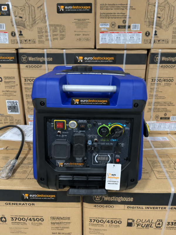 Westinghouse 4500DF – Générateur Double Carburant Essence & Propane 4500W