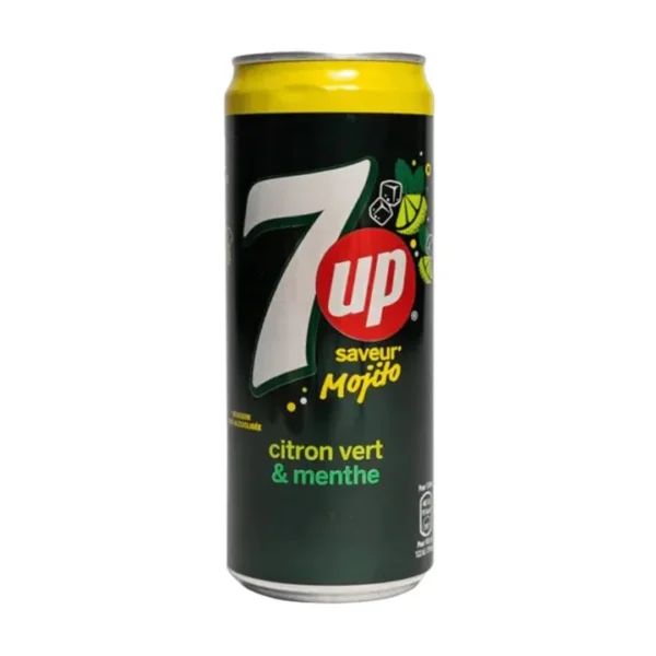 Palette de 7 up citron vert & menthe 330 ML