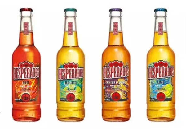Palette  collection desperados Bouteille 500 ml