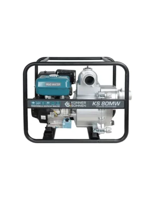Motopompe 3 Pouces Spéciale Eaux Très Chargées 60000l/h Moteur 269 Cc Könner Söhnen Ks 80MW