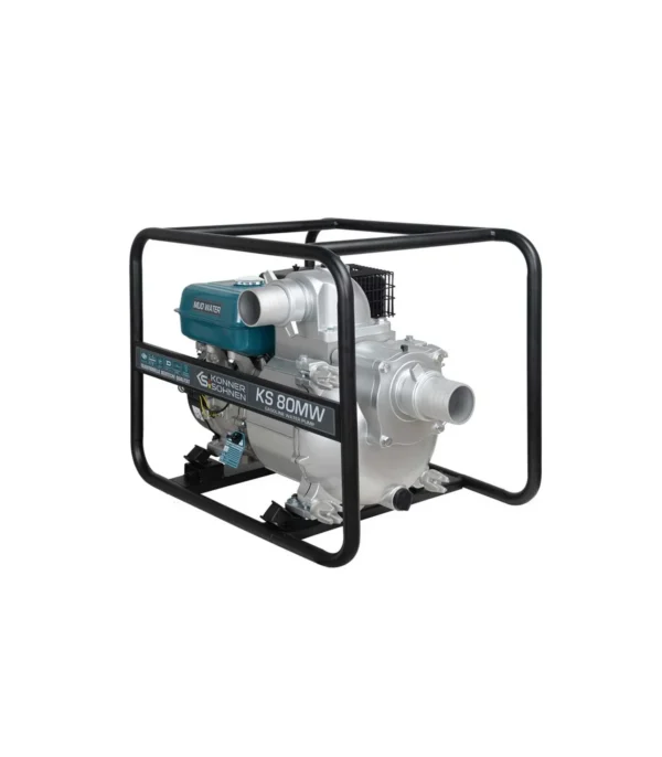 Motopompe 3 Pouces Spéciale Eaux Très Chargées 60000l/h Moteur 269 Cc Könner Söhnen Ks 80MW