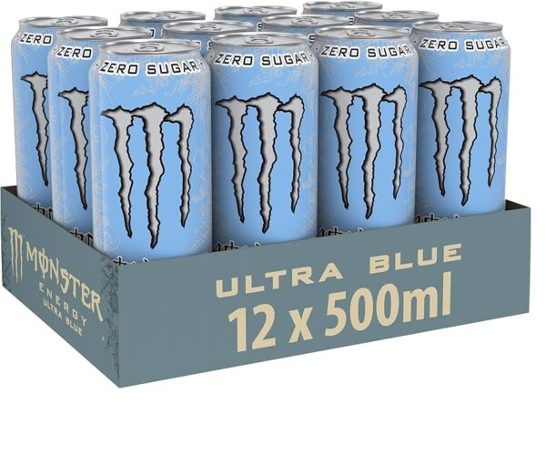 Palette Monster Energy Ultra Blue 500ml