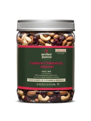 Unsalted Cashew Cranberry Almond Trail Mix