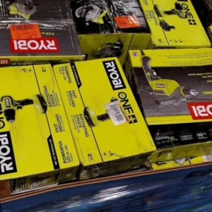 Palettes d'outils Ryobi de qualité Liquidation  40 pièces.