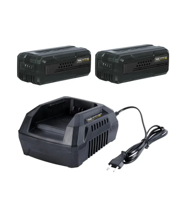 Tondeuse Tractée Double Batterie 40v Chargeur Lame 46cm Texas Razor 4640tr-li