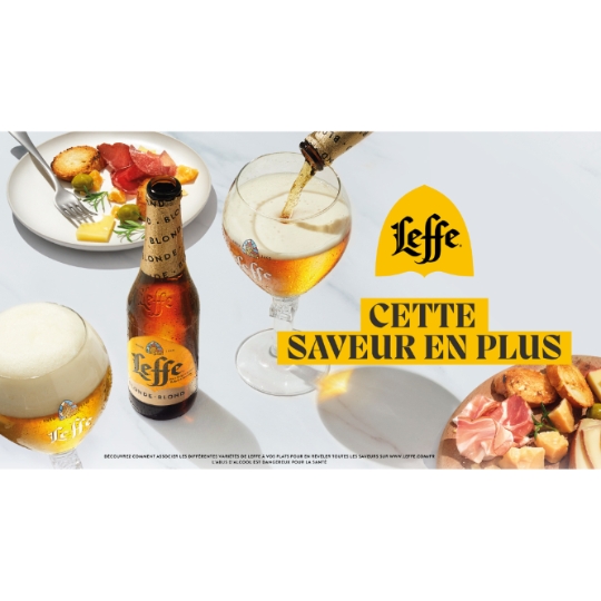 Bière Blonde d’Abbaye LEFFE 6,6 % en gros et en détails