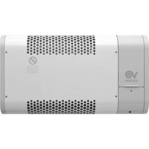 Vortice – Aérotherme mural programmable 70653 – Puissance 600W – Thermostat antigel – Résistance blindée avec dissipateur thermique