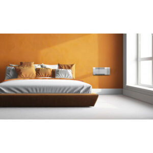 Vortice – Aérotherme mural programmable 70653 – Puissance 600W – Thermostat antigel – Résistance blindée avec dissipateur thermique