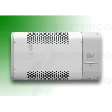 Vortice – Aérotherme mural programmable 70653 – Puissance 600W – Thermostat antigel – Résistance blindée avec dissipateur thermique