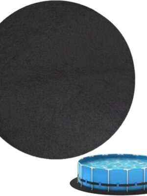 Tapis de Piscine pour Piscine Hors Sol, Protection Anti-Puncture, Multifonctionnel, Installation Facile, Rond, 28 FT