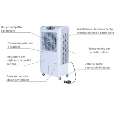 Rafraîchisseur d'air 150W Master CCX 4.0 4000m3/h Sovelor