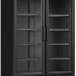 Armoire Réfrigérée à Boissons 568 L 2 Portes Vitrées – Éclairage LED – 8 Grilles Réglables – Sans Givre
