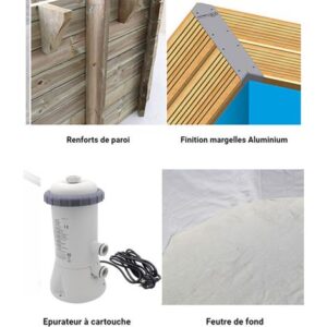 Bestway CHLORE lent - GALETS 200G BOITE DE 1 KG