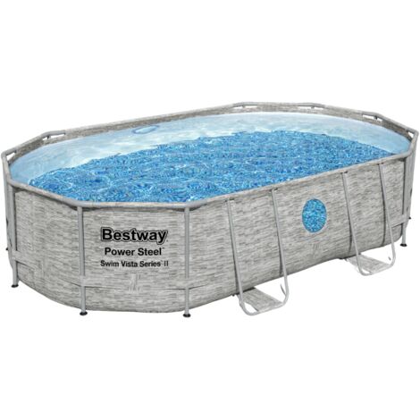 Piscine hors sol  Bestway Power  Steel Swim Vista 488 x 305 x 107 cm