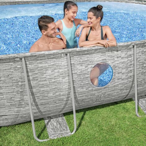Piscine hors sol  Bestway Power  Steel Swim Vista 488 x 305 x 107 cm