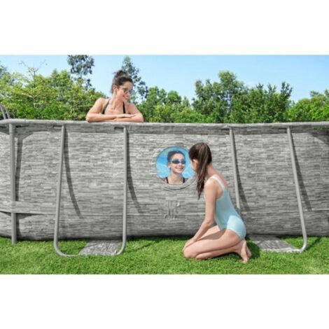 Piscine hors sol  Bestway Power  Steel Swim Vista 488 x 305 x 107 cm
