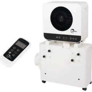Climatiseur mobile silencieux 6700 BTU – Efficacité énergétique EER 2,6 – Pour surfaces jusqu'à 18 m² – Réglage 16°C à 28°C-Sannover