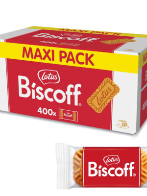 Biscoff Lotus Original Speculoos - carton de 400 biscuits emballés individuellement