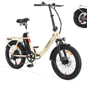 Cyrusher Loop2.0 Vélo Électrique Pliant 20" 48V 10.4Ah – E-Bike Urbain