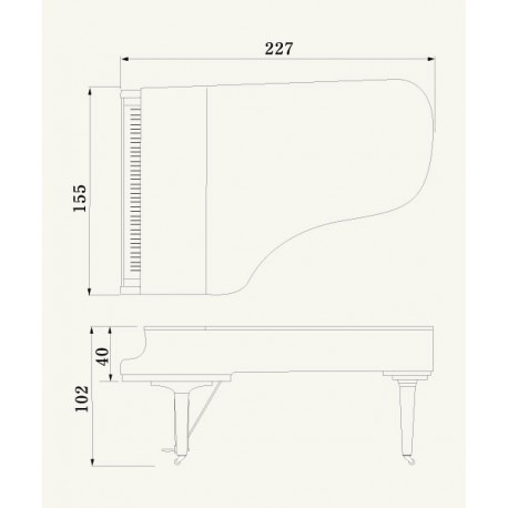 Yamaha C7X Piano à Queue 2m27 Noir Brillant – Piano de Concert Professionnel
