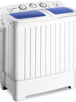 Machine à laver portable Costway Twin Tub 20 lb