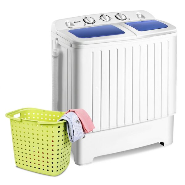Machine à laver portable Costway Twin Tub 20 lb